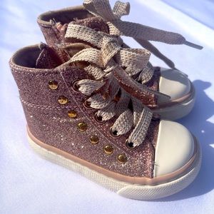 Toddler sneakers blush pink